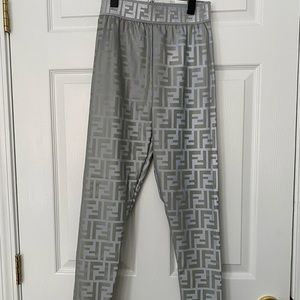 Fendi | Other | Fendi Silver Leggings 